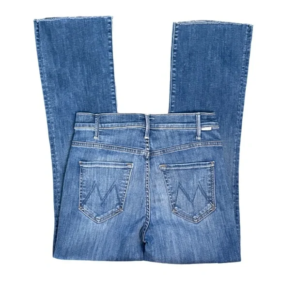 MOTHER The Hustler Ankle Fray Denim Jeans in Sweeter the Juice Blue Wash Size 27 - Picture 5 of 13